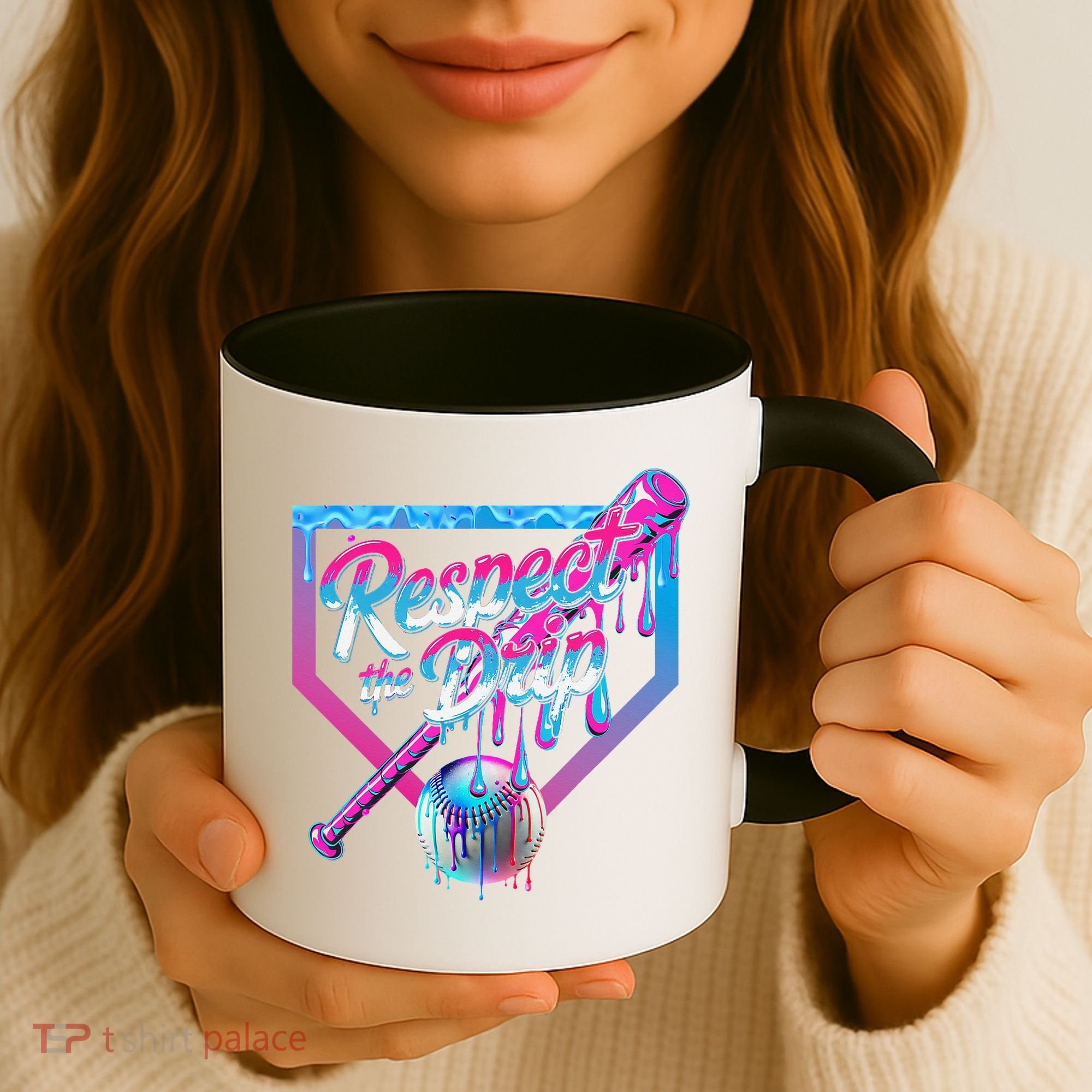 Baseball Drip For Ice Cream Drip Baseball Coffee Mug
