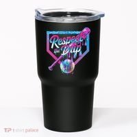 Baseball Drip For Ice Cream Drip Baseball Tumbler thumb 0