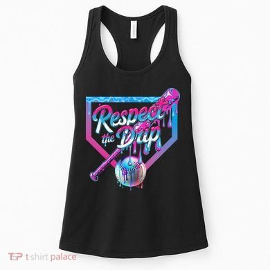 Baseball Drip For Ice Cream Drip Baseball Women's Tank Top