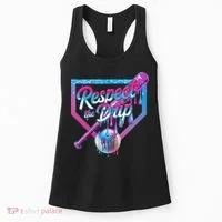 Baseball Drip For Ice Cream Drip Baseball Women's Tank Top thumb 0
