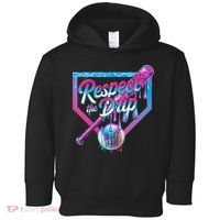 Baseball Drip For Ice Cream Drip Baseball Toddler Hoodie thumb 0