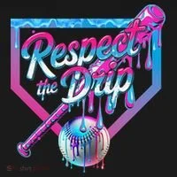 Baseball Drip For Ice Cream Drip Baseball Toddler Hoodie thumb 2
