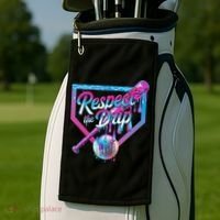 Baseball Drip For Ice Cream Drip Baseball Golf Towel thumb 2