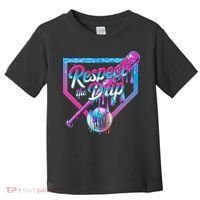 Baseball Drip For Ice Cream Drip Baseball Toddler T-Shirt thumb 0