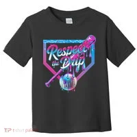 Baseball Drip For Ice Cream Drip Baseball Toddler T-Shirt thumb 0