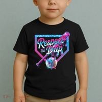 Baseball Drip For Ice Cream Drip Baseball Toddler T-Shirt thumb 2