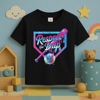 Baseball Drip For Ice Cream Drip Baseball Toddler T-Shirt thumb 3