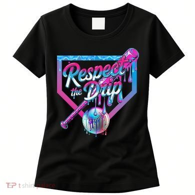 Baseball Drip For Ice Cream Drip Baseball Women's T-Shirt