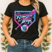 Baseball Drip For Ice Cream Drip Baseball Women's T-Shirt thumb 2