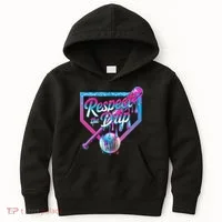Baseball Drip For Ice Cream Drip Baseball Kids Hoodie thumb 0