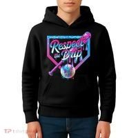 Baseball Drip For Ice Cream Drip Baseball Kids Hoodie thumb 4