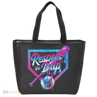 Baseball Drip For Ice Cream Drip Baseball Tote Bag