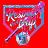 Baseball Drip For Ice Cream Drip Baseball Santa Hat thumb 1