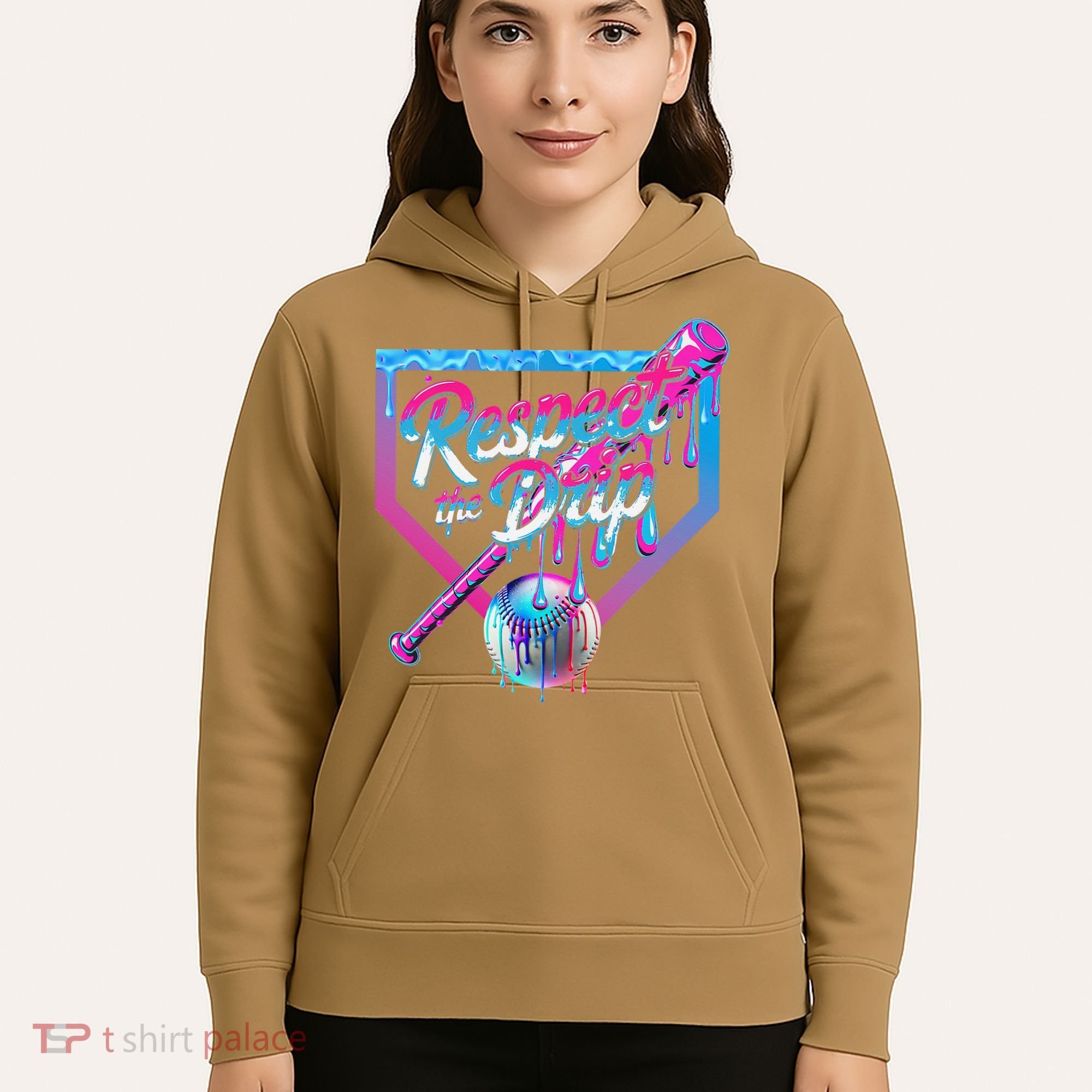Baseball Drip For Ice Cream Drip Baseball Hoodie