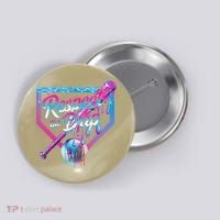Baseball Drip For Ice Cream Drip Baseball Button thumb 0