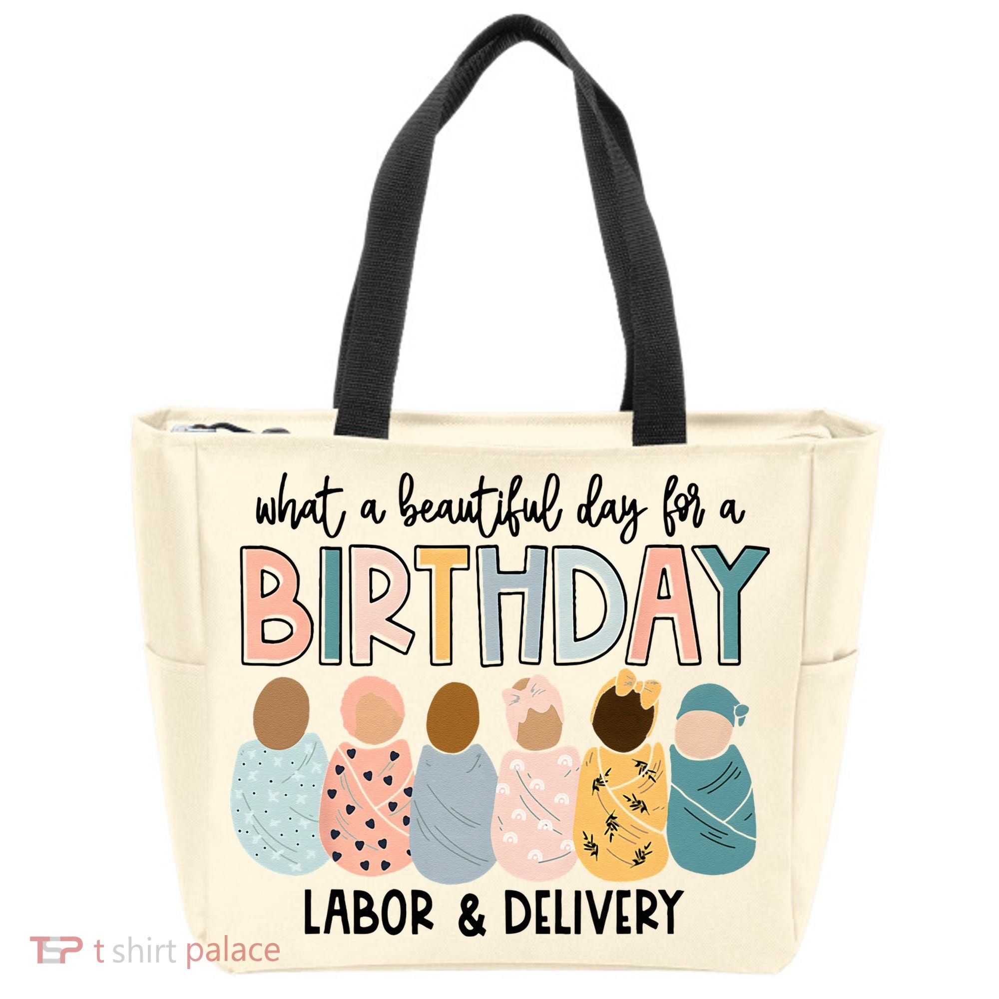 Beautiful Day For A Birthday Labor And Delivery Nurse Tote Bag