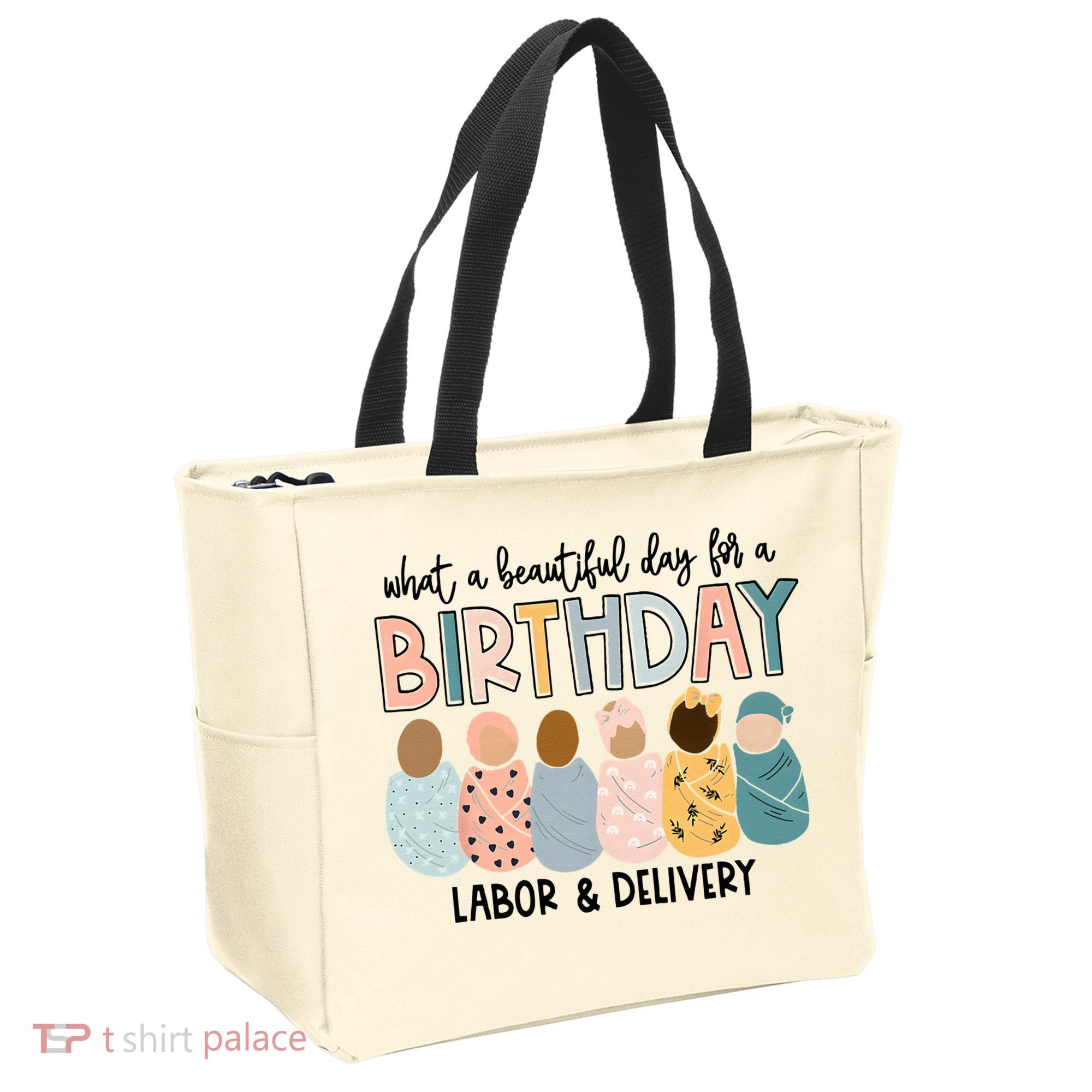 Beautiful Day For A Birthday Labor And Delivery Nurse Tote Bag