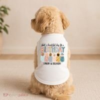 Beautiful Day For A Birthday Labor And Delivery Nurse Doggie Tank thumb 2