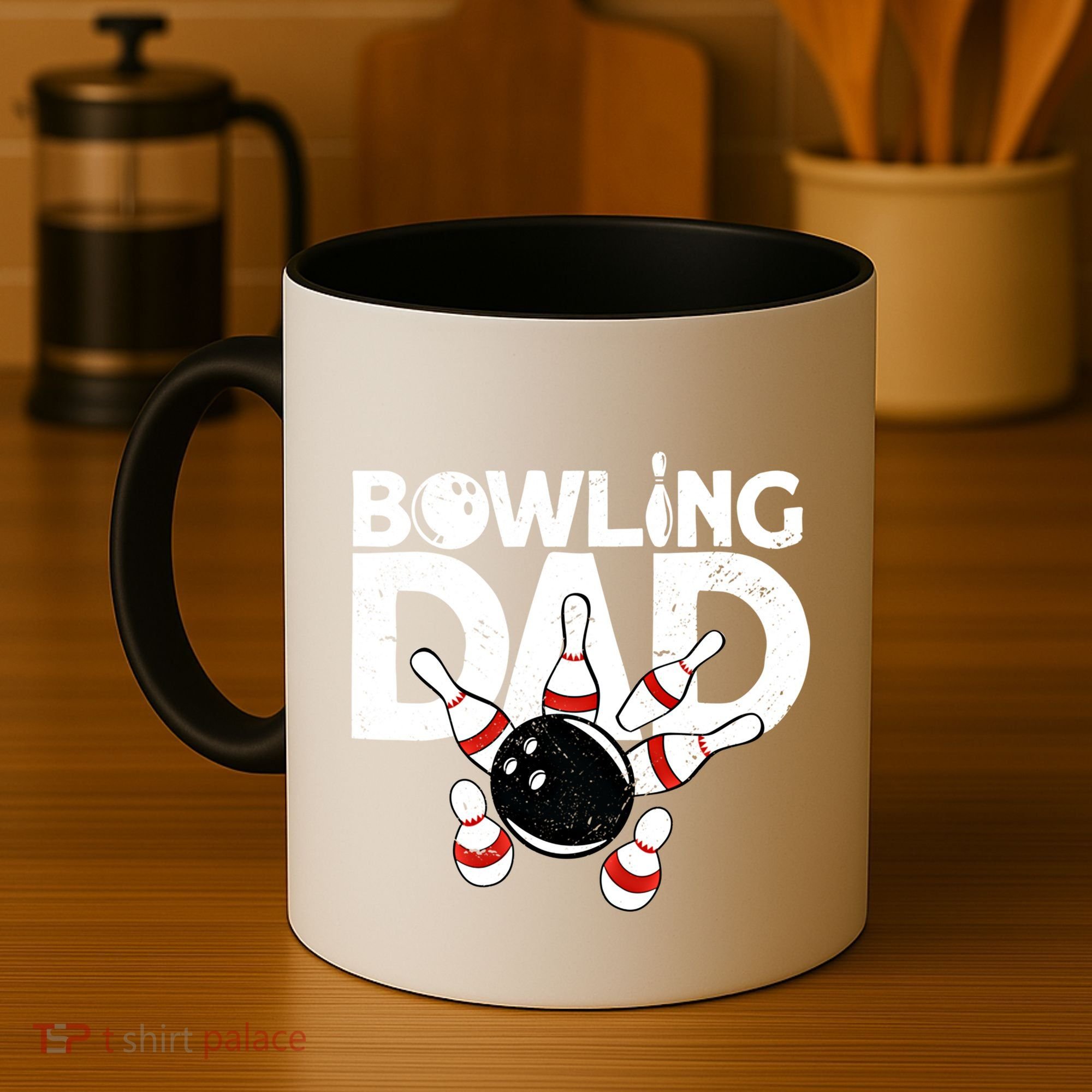 Bowling Dad Funny Bowling Player Bowler Bowling Cool Gift Coffee Mug