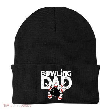 Bowling Dad Funny Bowling Player Bowler Bowling Cool Gift Beanie