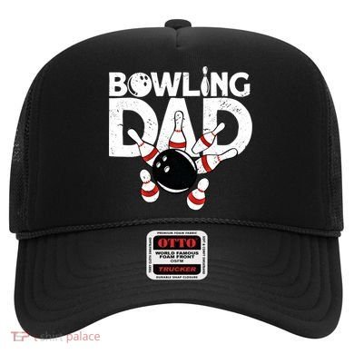 Bowling Dad Funny Bowling Player Bowler Bowling Cool Gift Hat