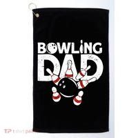 Bowling Dad Funny Bowling Player Bowler Bowling Cool Gift Golf Towel thumb 0