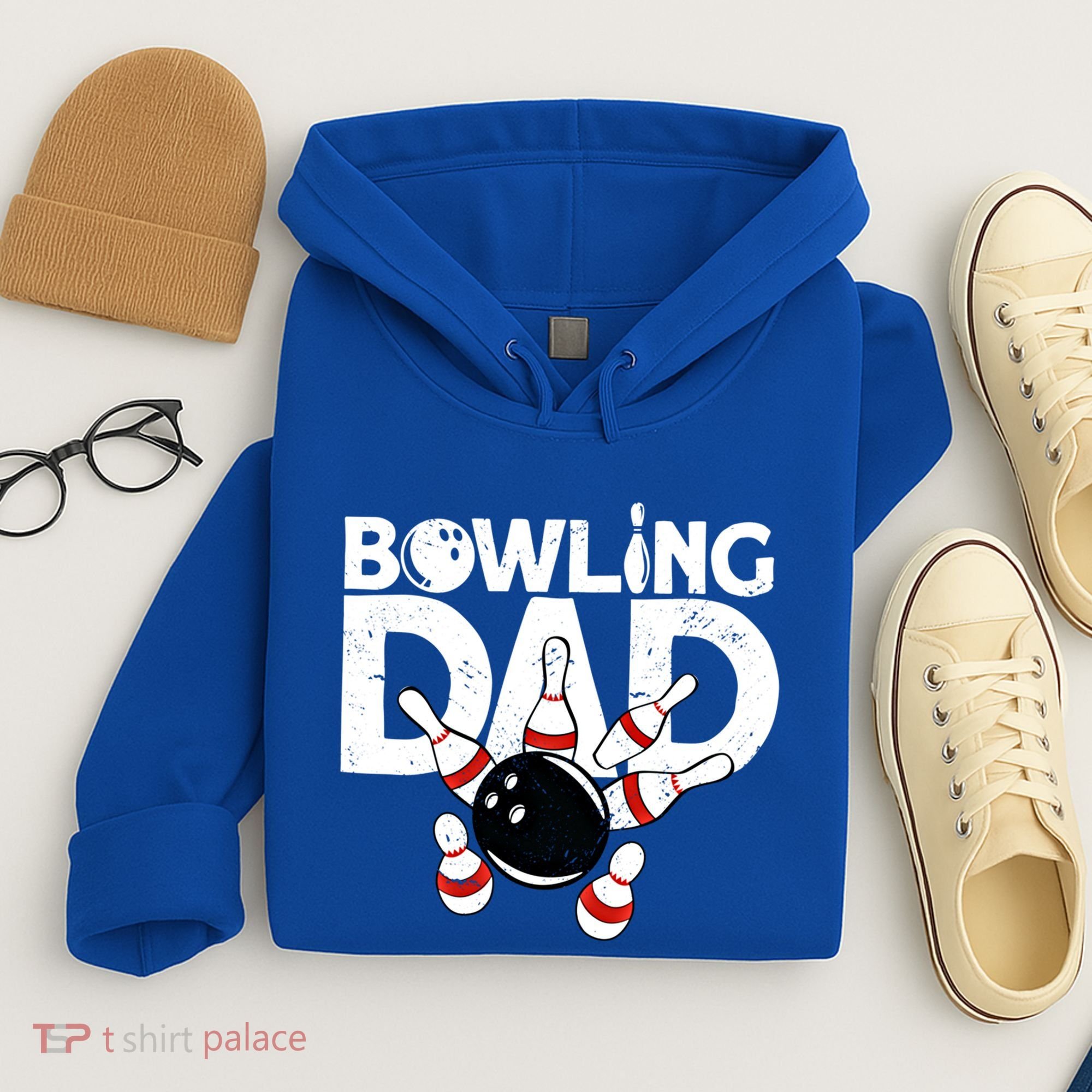 Bowling Dad Funny Bowling Player Bowler Bowling Cool Gift Hoodie
