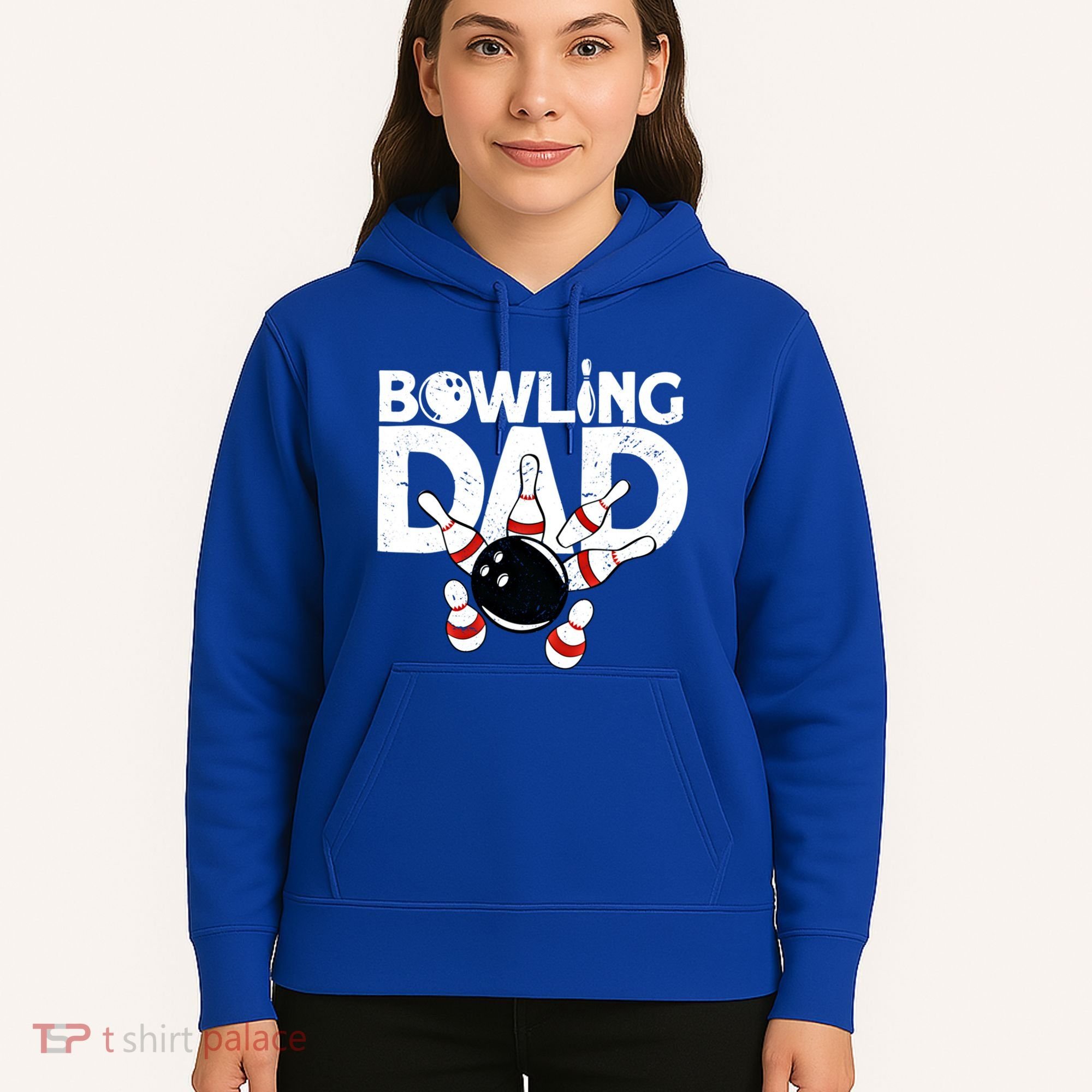 Bowling Dad Funny Bowling Player Bowler Bowling Cool Gift Hoodie