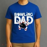 Bowling Dad Funny Bowling Player Bowler Bowling Cool Gift T-Shirt thumb 3