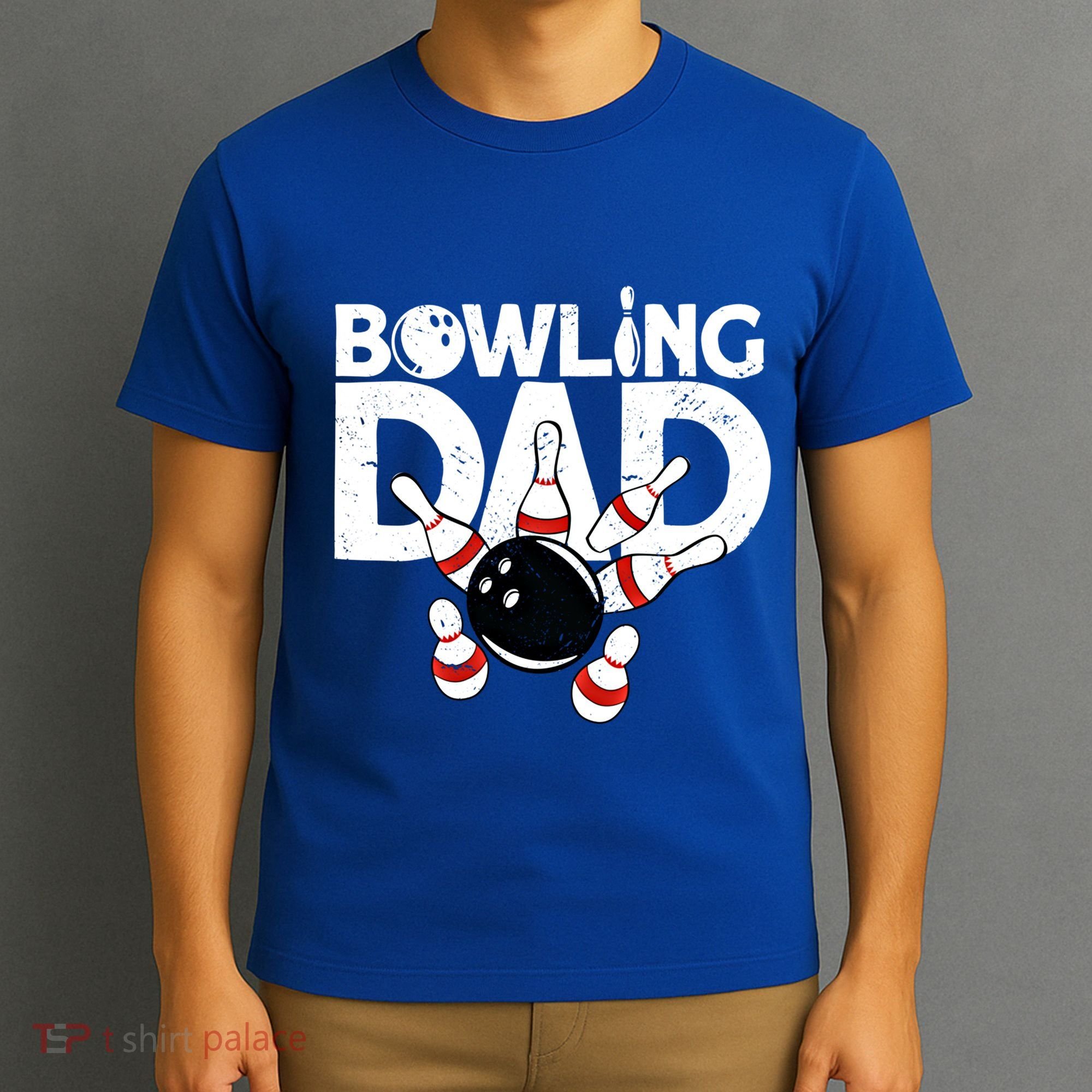Bowling Dad Funny Bowling Player Bowler Bowling Cool Gift T-Shirt