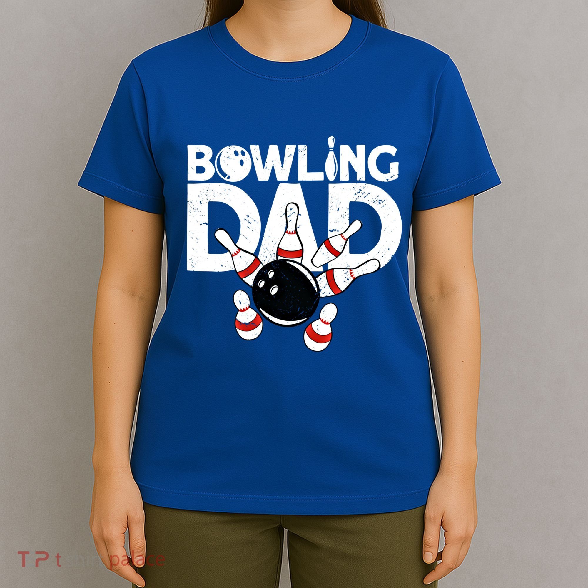 Bowling Dad Funny Bowling Player Bowler Bowling Cool Gift T-Shirt