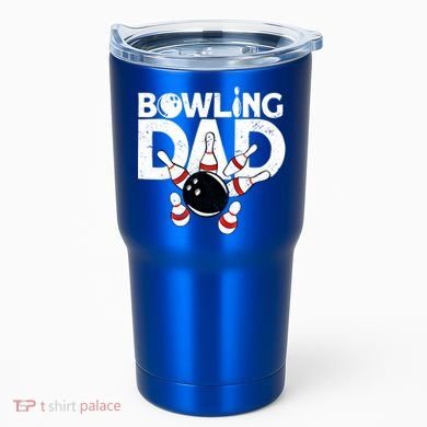 Bowling Dad Funny Bowling Player Bowler Bowling Cool Gift Tumbler