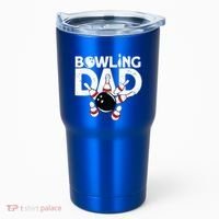 Bowling Dad Funny Bowling Player Bowler Bowling Cool Gift Tumbler thumb 0