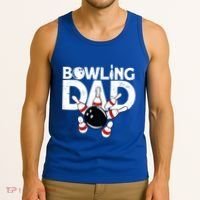 Bowling Dad Funny Bowling Player Bowler Bowling Cool Gift Tank Top thumb 3