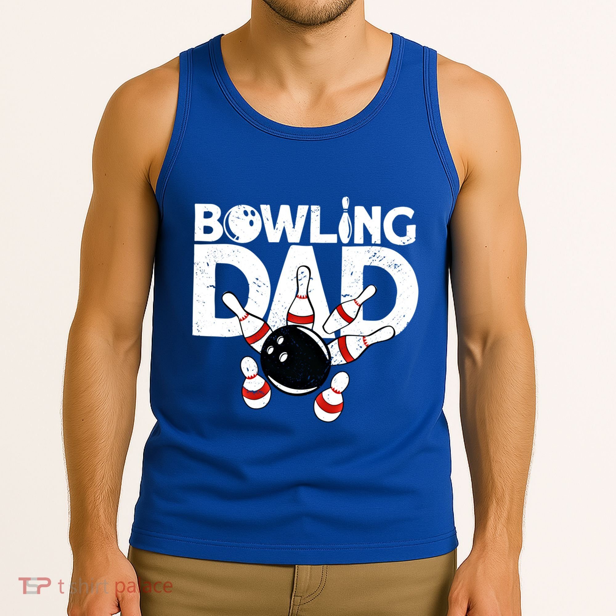 Bowling Dad Funny Bowling Player Bowler Bowling Cool Gift Tank Top
