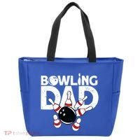 Bowling Dad Funny Bowling Player Bowler Bowling Cool Gift Tote Bag thumb 0
