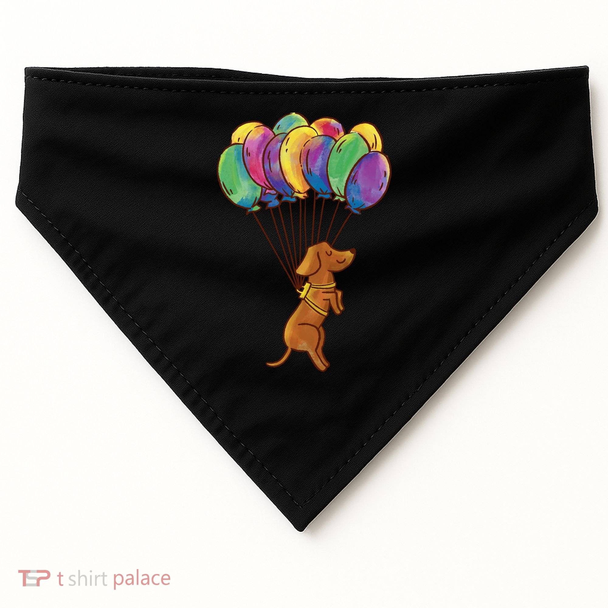 Balloon Dog Flying USA-Made Doggie Bandana