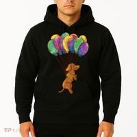 Balloon Dog Flying Hoodie thumb 2