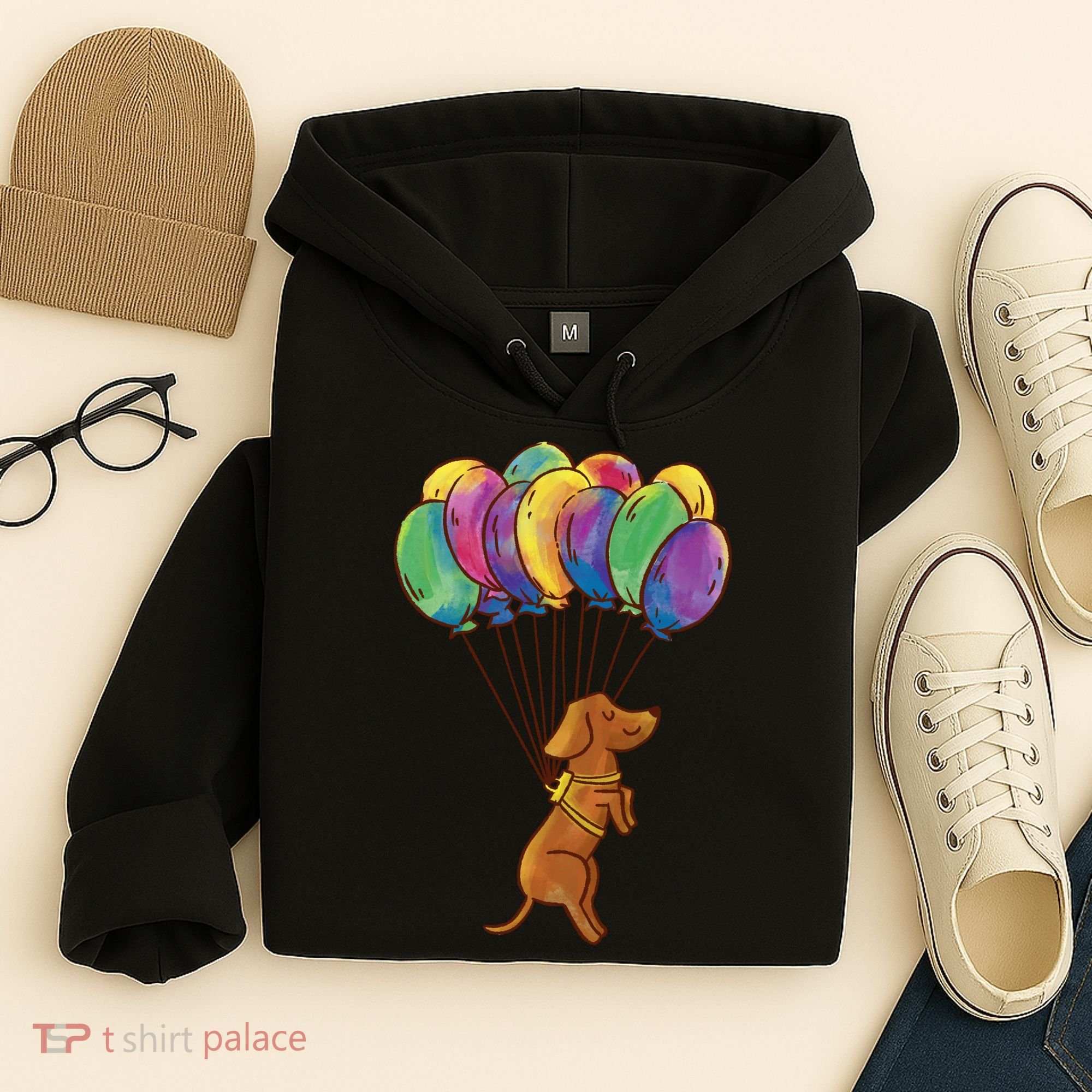 Balloon Dog Flying Hoodie