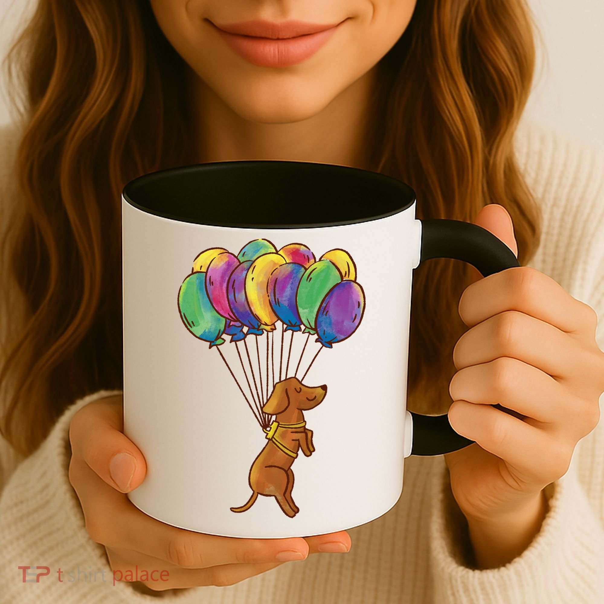 Balloon Dog Flying Coffee Mug