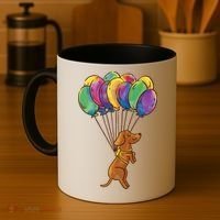 Balloon Dog Flying Coffee Mug thumb 4