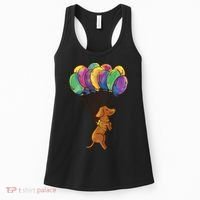 Balloon Dog Flying Women's Tank Top thumb 0