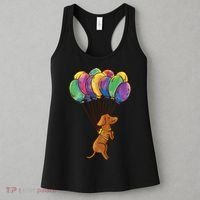 Balloon Dog Flying Women's Tank Top thumb 3