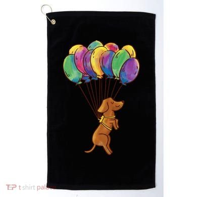 Balloon Dog Flying Golf Towel