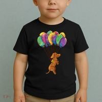 Balloon Dog Flying Toddler T-Shirt thumb 2