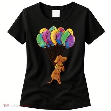 Balloon Dog Flying Women's T-Shirt