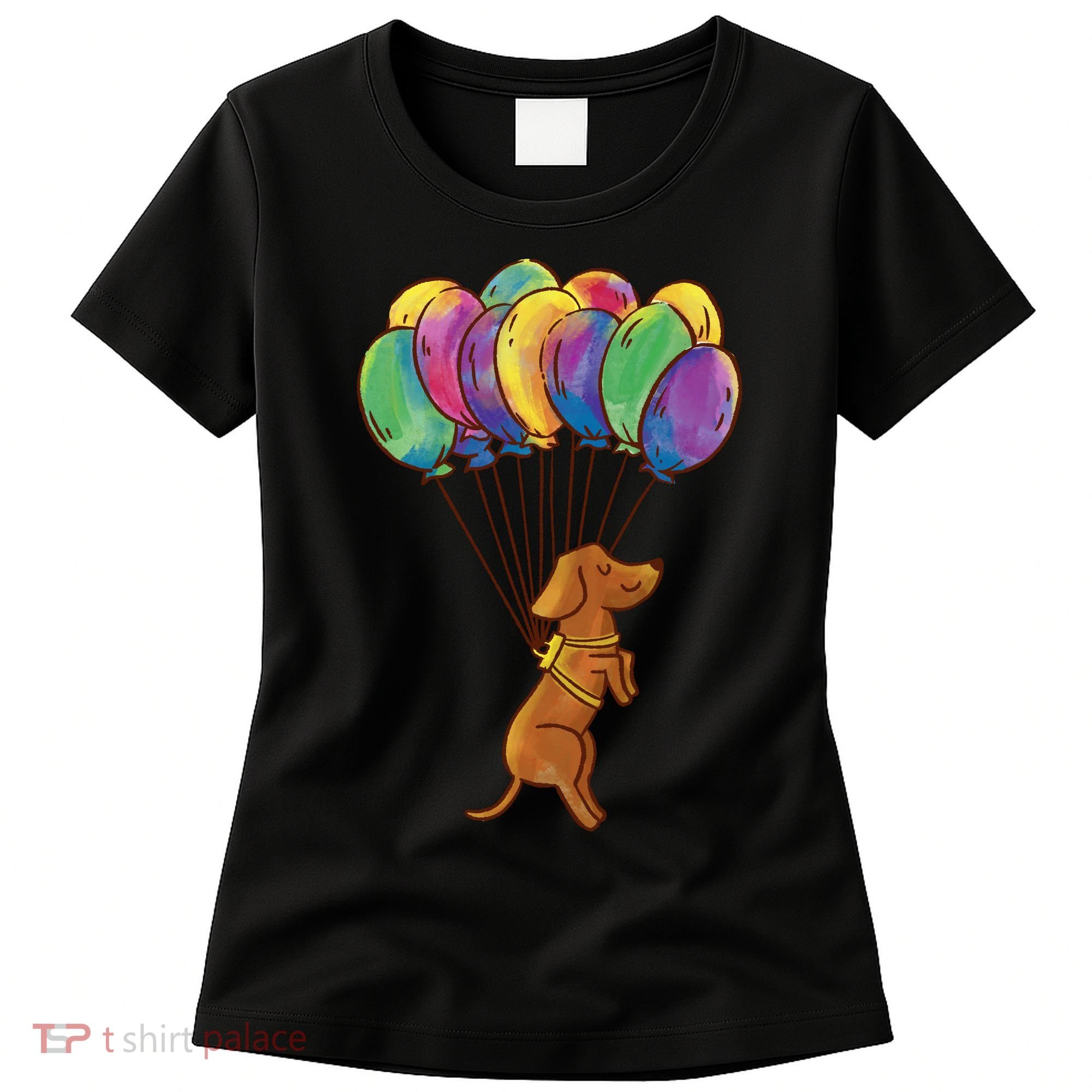 Balloon Dog Flying Women's T-Shirt