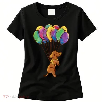 Balloon Dog Flying Women's T-Shirt