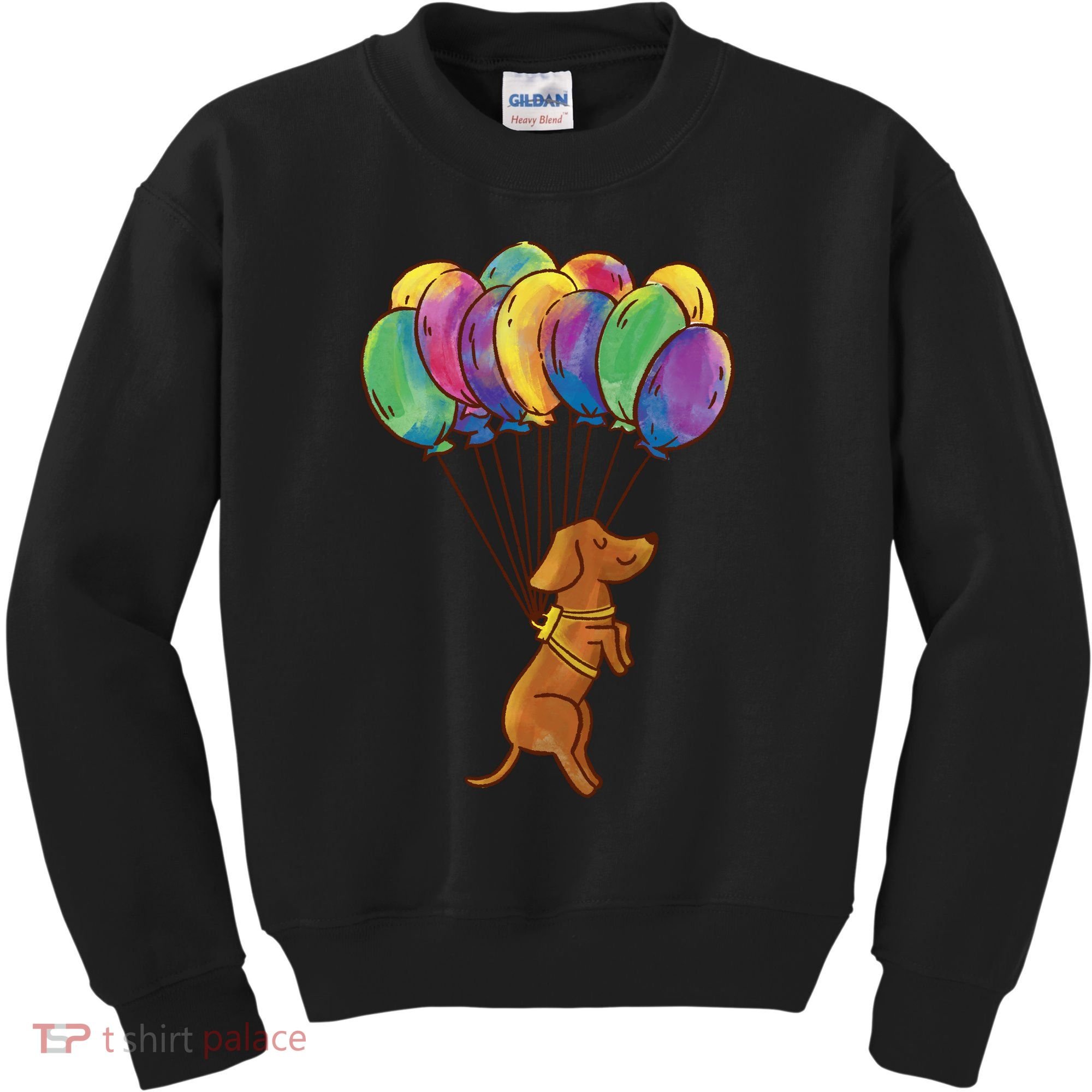 Balloon Dog Flying Kids Sweatshirt
