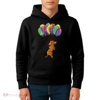 Balloon Dog Flying Kids Hoodie thumb 4